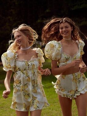 For Love And Lemons Serafina Mini Dress Size XS
